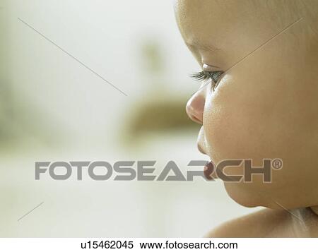 Baby's face close up View Large Photo Image Stock Photography - Baby's face close up. Fotosearch