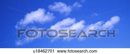 Stock Image - Blue skies with clouds. Fotosearch