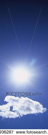 Stock Photo - Blue skies with clouds. Fotosearch