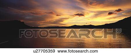 Landscape view with body of water View Large Photo Image Stock Photo - Landscape view with body of water. Fotosearch