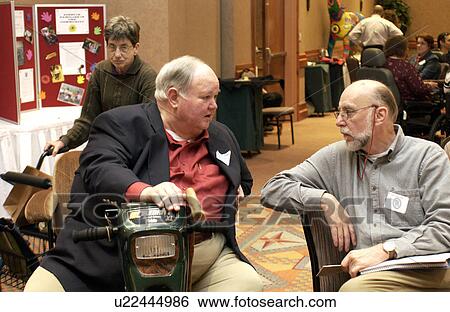 People with disabilities networking at a Disability Activists Conference. View Large Photo Image Stock Photograph - People with disabilities networking at a Disability Activists Conference.. Fotosearch