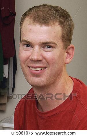 Face shot of man with a disability. View Large Photo Image Stock Photography - Face shot of man with a disability.. Fotosearch