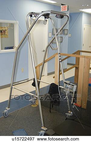 Stock Photo - Physical therapy equipment possibly used for swinging and stretching?. Fotosearch