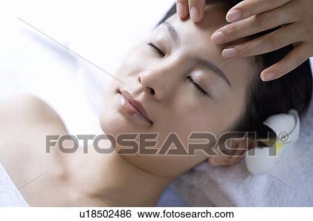 Young woman getting a massage, Saipan View Large Photo Image Stock Photograph - Young woman getting a massage, Saipan. Fotosearch