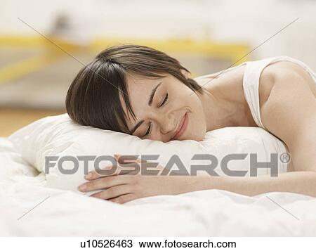 Young Woman Sleeping View Large Photo Image Stock Image - Young Woman Sleeping. Fotosearch