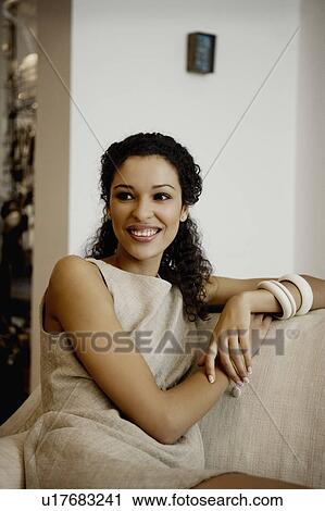 Woman smiling. View Large Photo Image Stock Image - Woman smiling.. Fotosearch