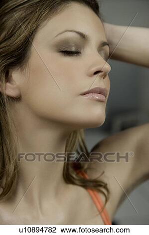 Portrait of a woman View Large Photo Image Stock Image - Portrait of a woman. Fotosearch