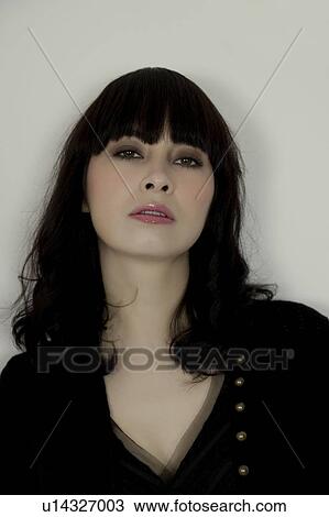 Stock Image - Portrait of a woman. Fotosearch