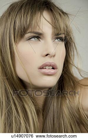 Stock Photograph - Portrait of a woman. Fotosearch