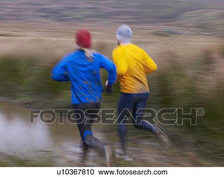 Couple running. View Large Photo Image Stock Image - Couple running.. Fotosearch