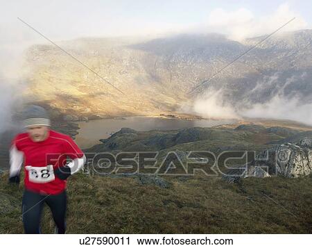 Stock Image - Man running.. Fotosearch