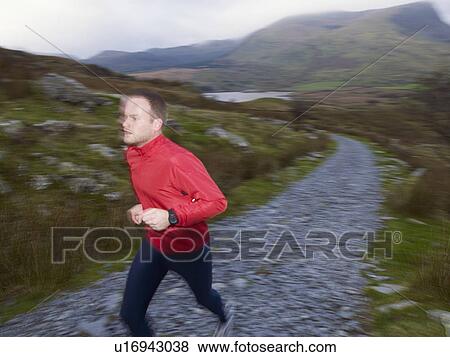 Stock Photo - Man running.. Fotosearch
