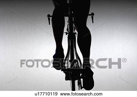 Cyclist with time trial bicycle. View Large Photo Image Stock Photo - Cyclist with time trial bicycle.. Fotosearch