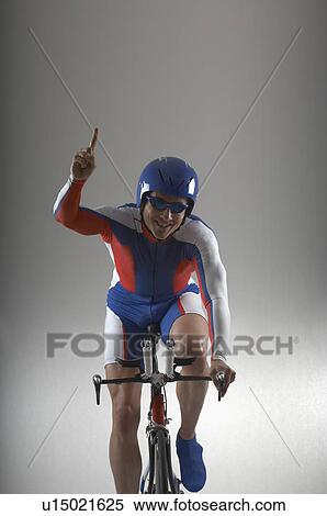 Cyclist with time trial bicycle. View Large Photo Image Stock Photography - Cyclist with time trial bicycle.. Fotosearch