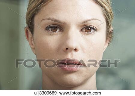 Stock Photo - Close-Up portrait of Business woman.. Fotosearch