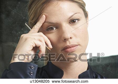 Close-Up portrait of Business woman. View Large Photo Image Stock Photography - Close-Up portrait of Business woman.. Fotosearch