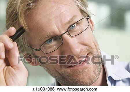 Close-Up portrait of Businessman. View Large Photo Image Stock Photograph - Close-Up portrait of Businessman.. Fotosearch