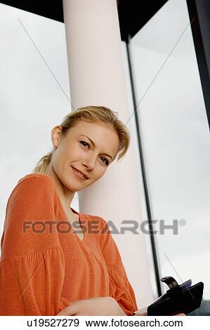 Portrait of a woman. View Large Photo Image Stock Photo - Portrait of a woman.. Fotosearch
