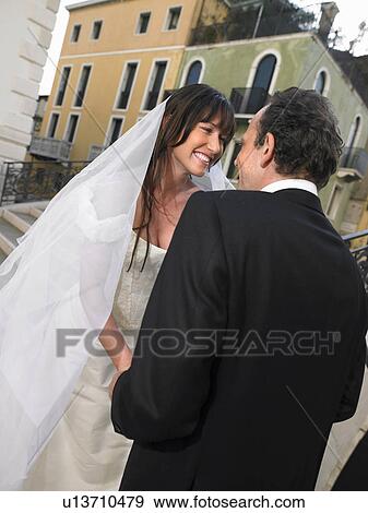 Bride and groom in Venice, Italy. View Large Photo Image Stock Photo - Bride and groom in Venice, Italy.. Fotosearch