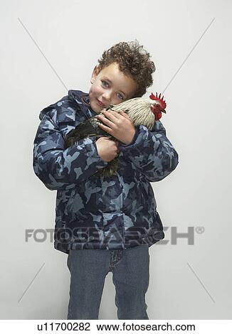 Boy holding cockerel View Large Photo Image Stock Image - Boy holding cockerel. Fotosearch