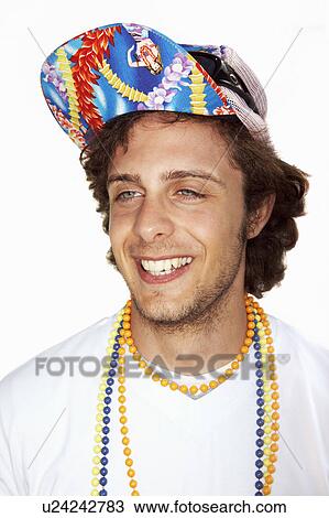 Male smiling wearing hat View Large Photo Image Stock Image - Male smiling wearing hat. Fotosearch