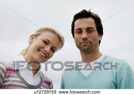 Stock Image - Portrait of a couple.. Fotosearch