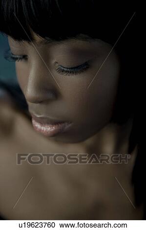 Stock Image - Portrait of a woman. Fotosearch