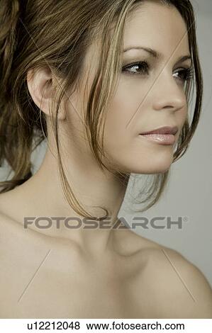 Stock Photo - Portrait of a woman. Fotosearch