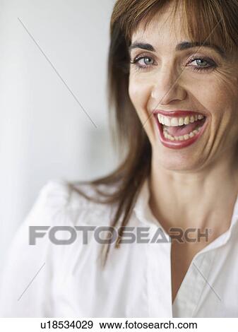 Portrait of woman View Large Photo Image Stock Photo - Portrait of woman. Fotosearch
