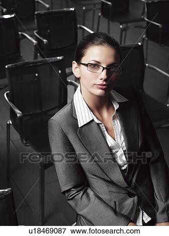 Portrait of young business woman. View Large Photo Image Stock Photo - Portrait of young business woman.. Fotosearch