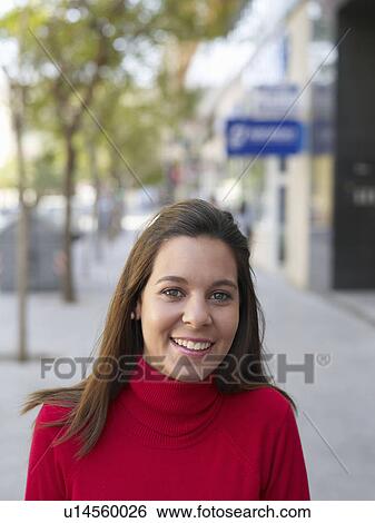 Portrait of a female teenager View Large Photo Image Stock Photograph - Portrait of a female teenager. Fotosearch