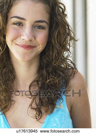 Portrait of a female teenager View Large Photo Image Stock Photography - Portrait of a female teenager. Fotosearch