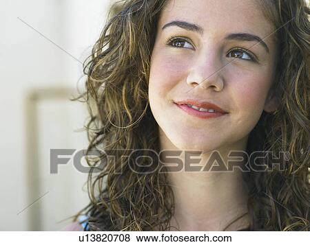 Portrait of female teenager View Large Photo Image Stock Photo - Portrait of female teenager. Fotosearch