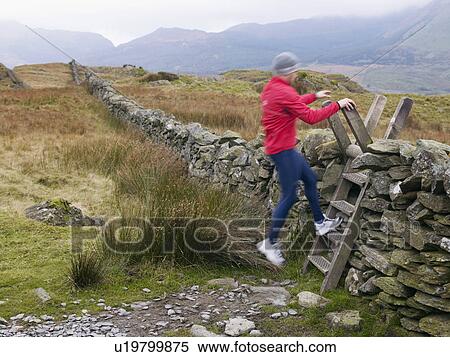 Man jumping onto ladder. View Large Photo Image Stock Photography - Man jumping onto ladder.. Fotosearch