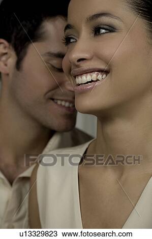 Stock Image - Portrait of a couple. Fotosearch
