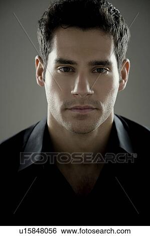Stock Photograph - Portrait of a man. Fotosearch