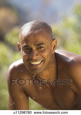 Portrait of athletic young man, close-up View Large Photo Image Stock Image - Portrait of athletic young man, close-up. Fotosearch