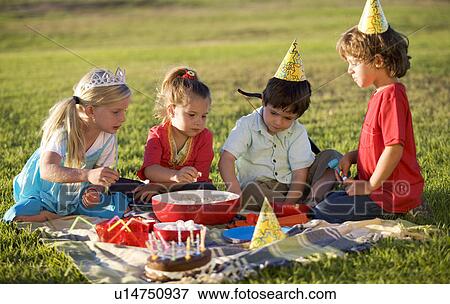 A birthday picnic View Large Photo Image Stock Photo - A birthday picnic. Fotosearch