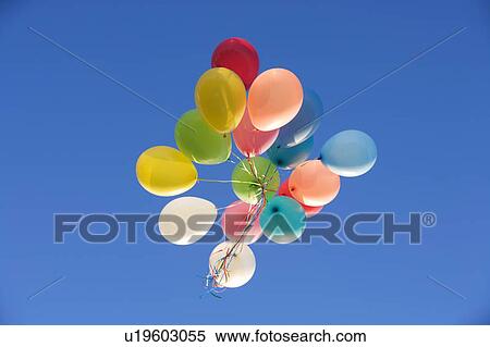 A bunch of balloons View Large Photo Image Stock Photography - A bunch of balloons. Fotosearch