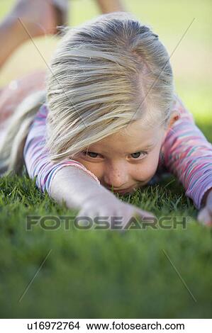 Picture - Portrait of a young girl. Fotosearch