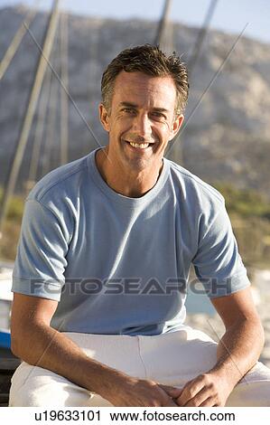 Stock Image - Portrait of a mature man. Fotosearch