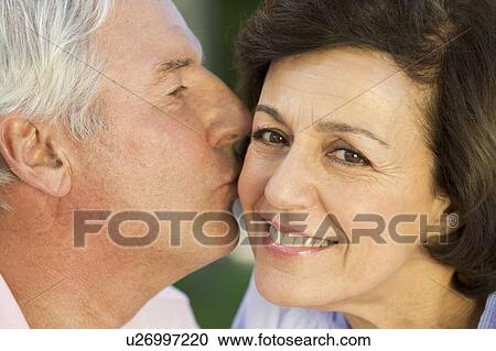A senior couple, close-up View Large Photo Image Stock Image - A senior couple, close-up. Fotosearch