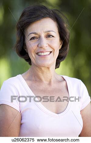 Stock Photography - Portrait of a senior woman. Fotosearch