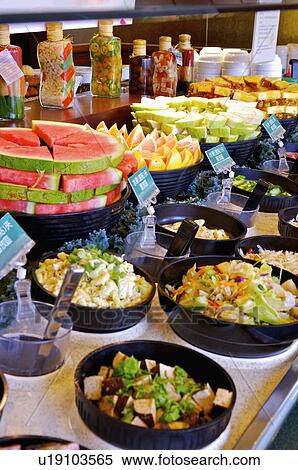 Different kinds of food serving in the restaurant, Restaurant View Large Photo Image Stock Photography - Different kinds of food serving in the restaurant, Restaurant. Fotosearch