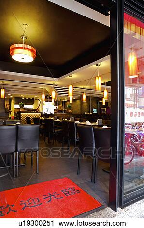 Interior of the restaurant with modern style, Restaurant View Large Photo Image Stock Image - Interior of the restaurant with modern style, Restaurant. Fotosearch
