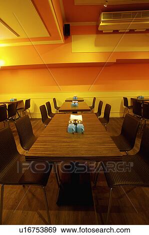 Interior of the restaurant with modern style, Restaurant View Large Photo Image Stock Photo - Interior of the restaurant with modern style, Restaurant. Fotosearch