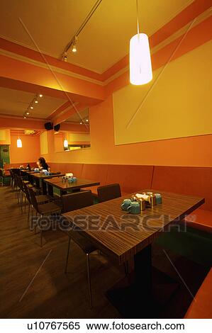 Interior of the restaurant with modern style, Restaurant View Large Photo Image Stock Photography - Interior of the restaurant with modern style, Restaurant. Fotosearch