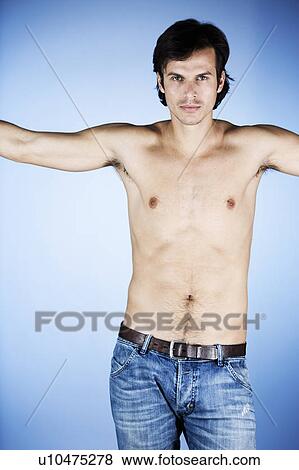 Portrait of a young man View Large Photo Image Stock Photo - Portrait of a young man. Fotosearch