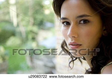 Portrait of a young woman View Large Photo Image Stock Image - Portrait of a young woman. Fotosearch