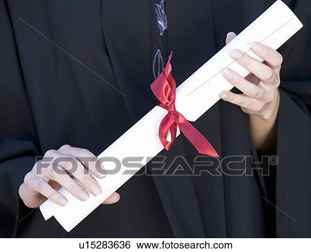 Stock Photograph - A graduate, close-up. Fotosearch